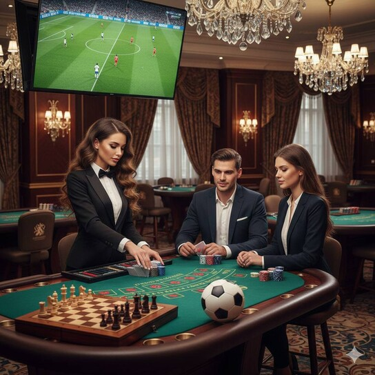 Global casino map representing accessibility